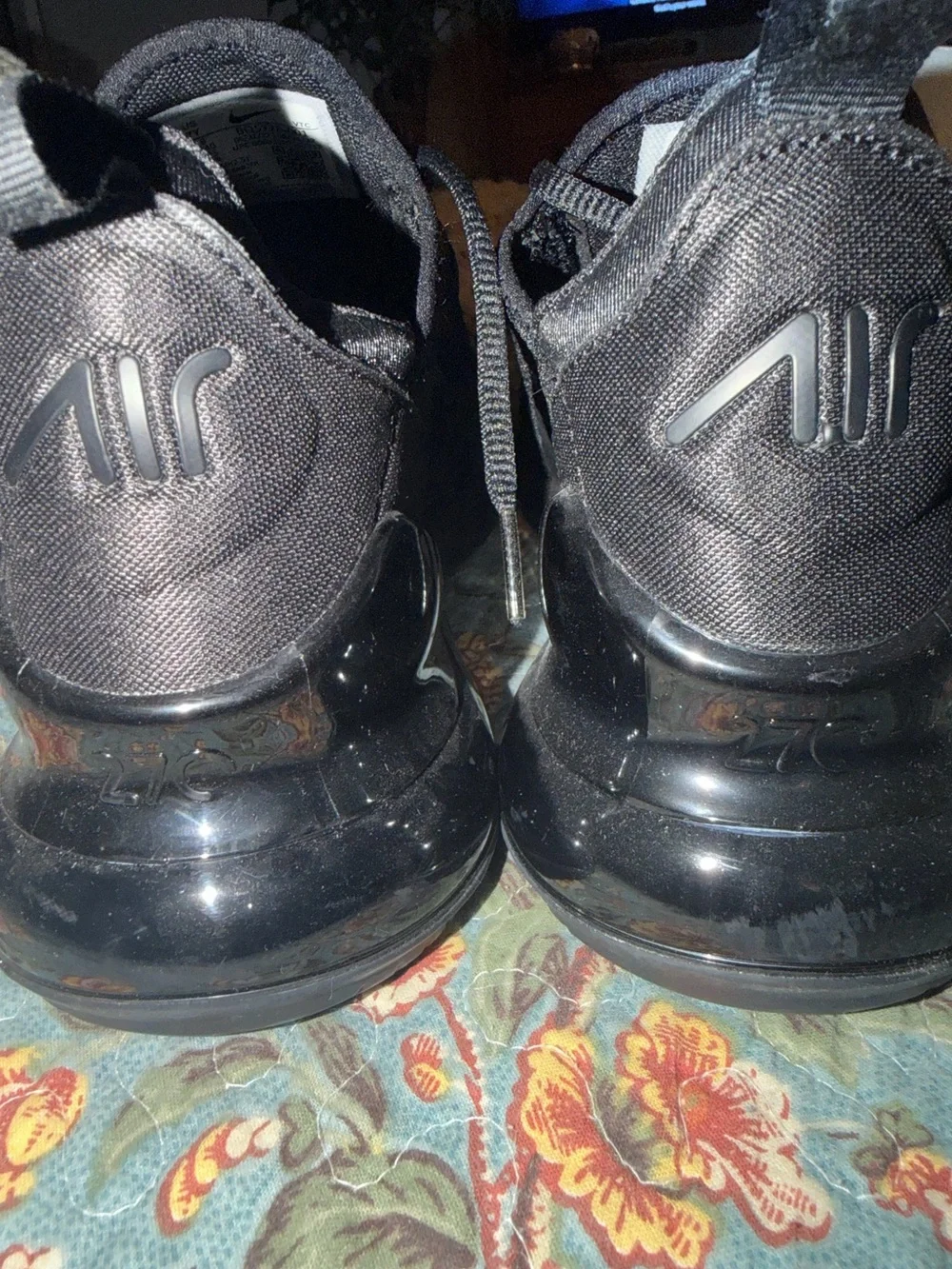 Nike Kids Black Breathable Air270 Sneakers